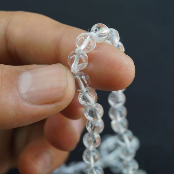 108+1 Beads Natural Sphatik Jaap mala For Men & Women (8MM)