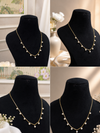 Dainty Freshwater Pearl Station Necklace