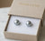 GreyPearl Stud Earrings - Gift for Her