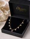 Dainty Freshwater Pearl Station Necklace
