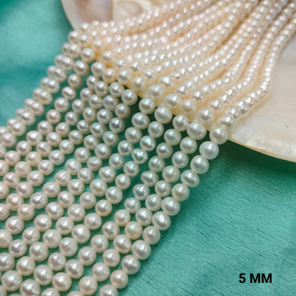 5 - 5.5mm Freshwater Pearl Strand