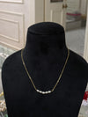 Elegant Rice Pearl Chain Necklace