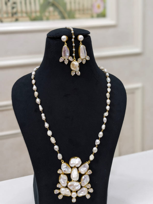 Baroque Freshwater Pearl Necklace Set
