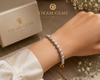 Elegant Grey Freshwater Pearl Bracelet